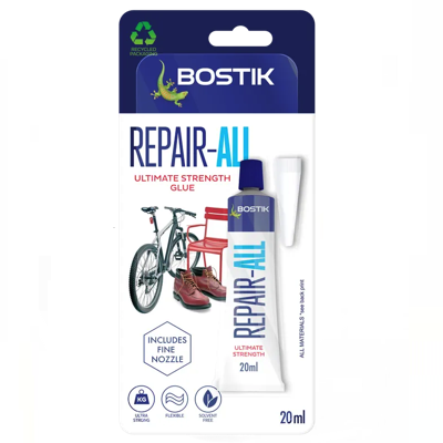 BOSTIK REPAIR ALL Durable Rubber Glue 20ML